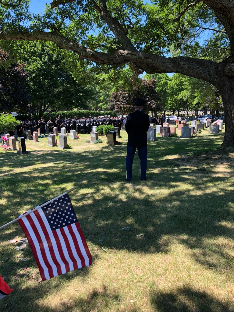Funeral with military honors 